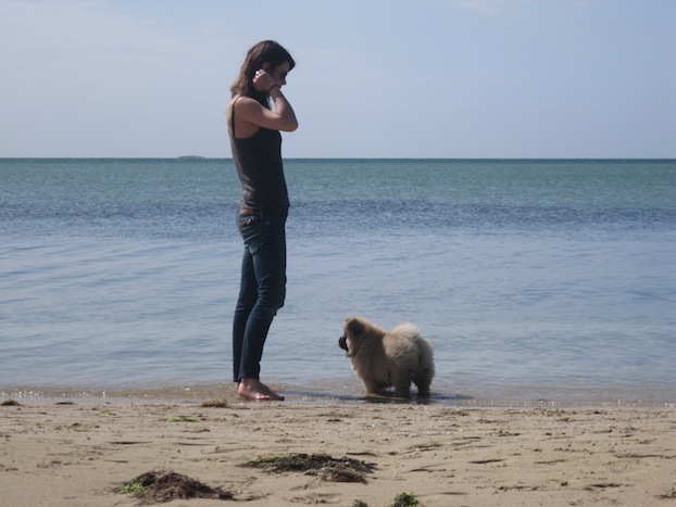 Me and my baby at the Beach