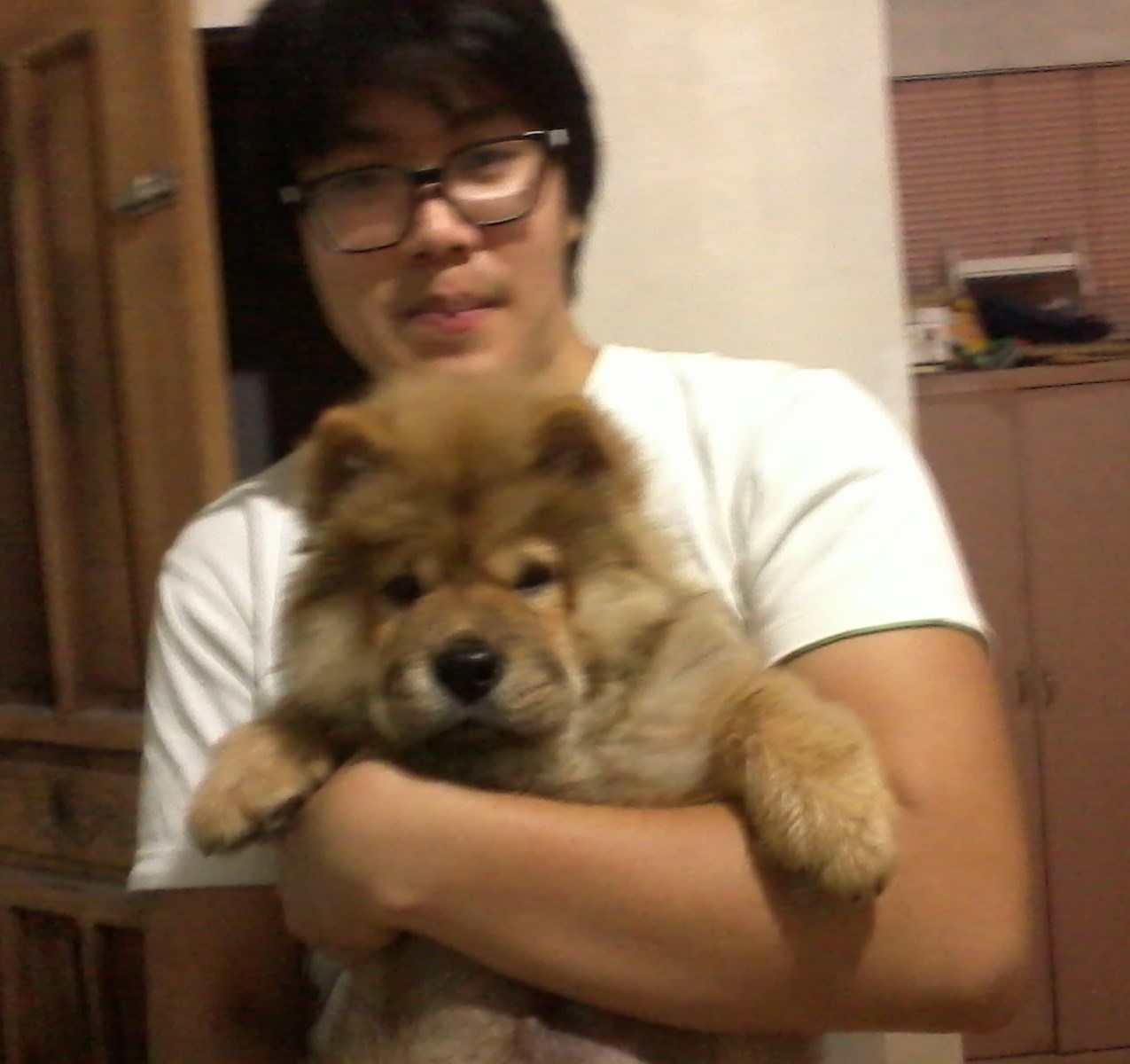 Me and my furry chow!